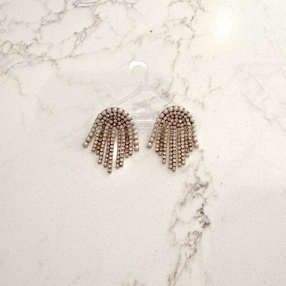 Feed Me Gems Pearl Baby Jumbo Earrings